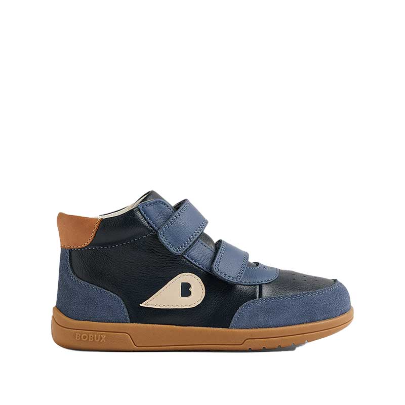 Bobux  Kid+ Champ High Boots - Navy and Vintage Indigo
