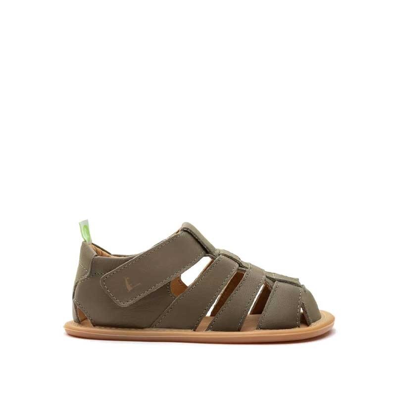 Tip Toey Joey Toddler Sandal Sandy - Mineral Green, outer side view.