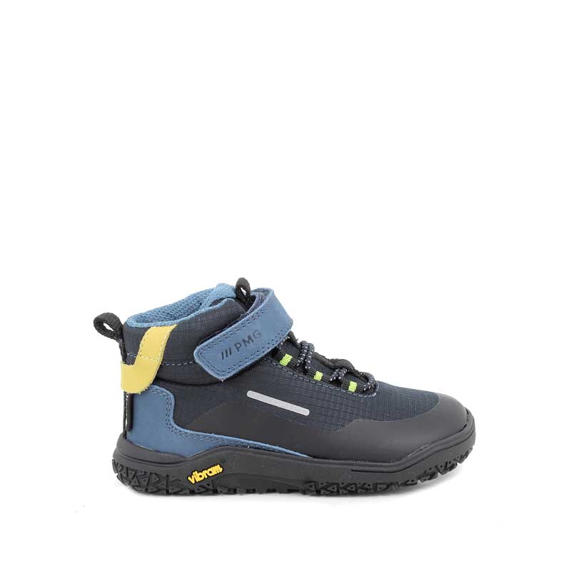 Primigi Kids Waterproof Barefoot Boot - Blue, outer side view.