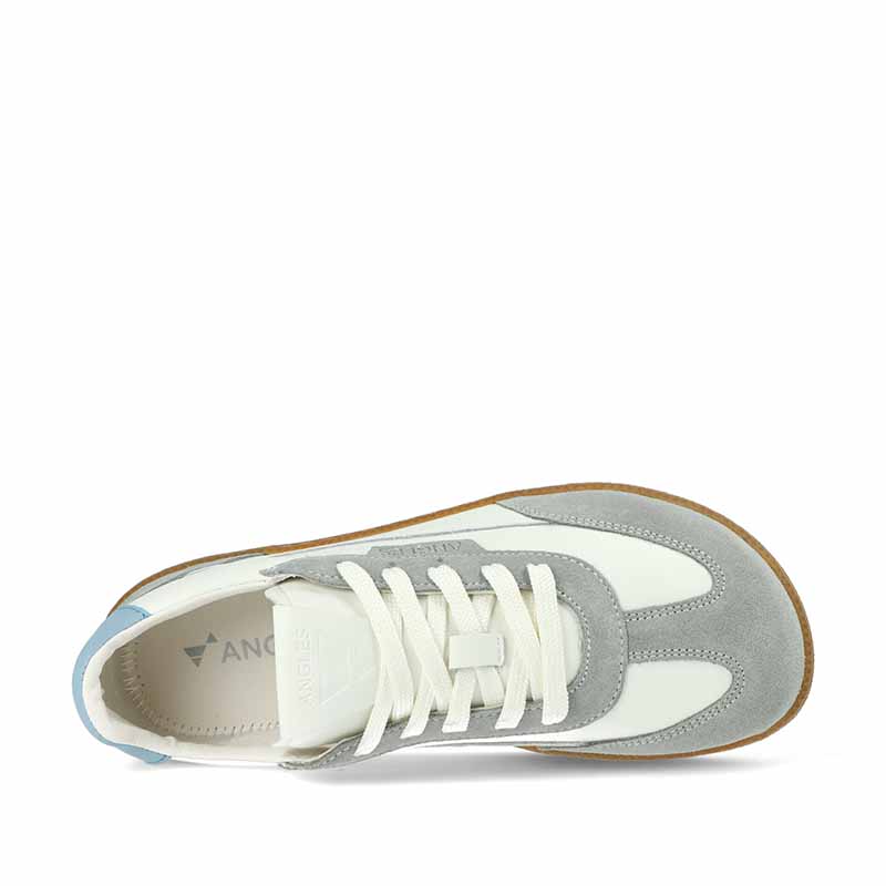 Angles Adults Shoe Helios 2.0 - White Sky Blue, top view.