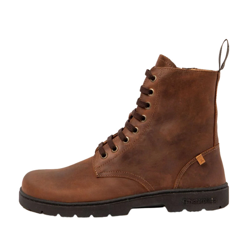 El Naturalista Barefoot Alpine Nomada Lace Up Boot - Clay, outer side view.