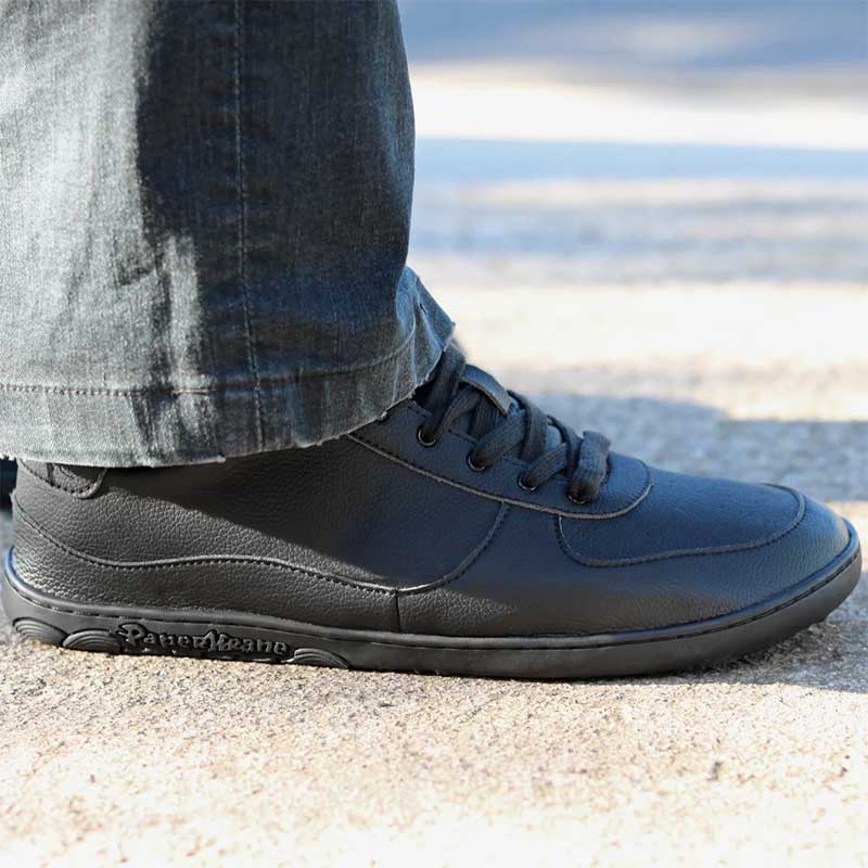 Person wearing PaperKrane Adults Low Shoes - Black.