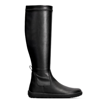 Be Lenka Women's Knee-High Boot Athena - Black, outer side view.