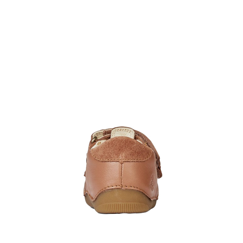 Bundgaard Kids First Walker Shoes Petit Summer Flower - Cognac