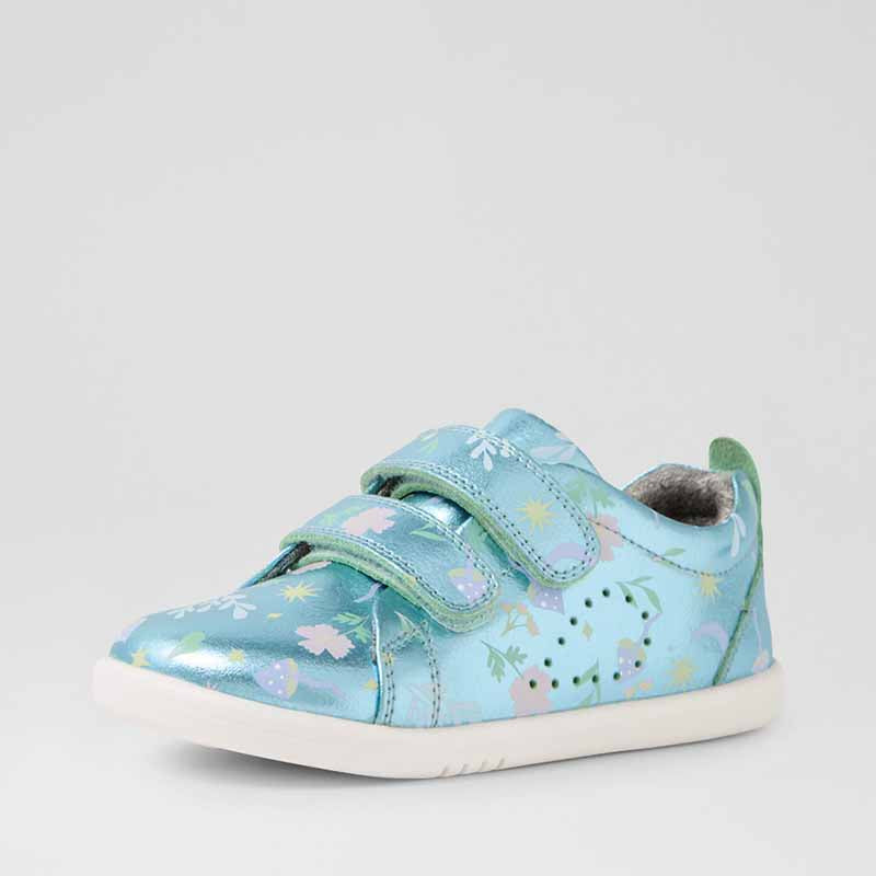 Bobux i-Walk Grass Court Shoes - Jelly Mint Metallic