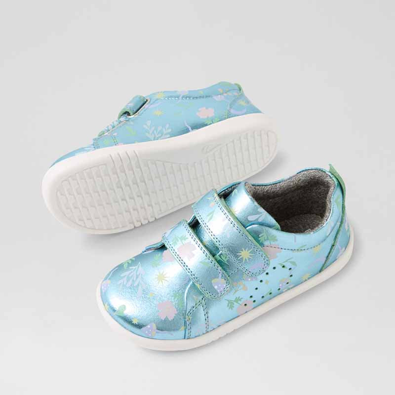 Bobux i-Walk Grass Court Shoes - Jelly Mint Metallic