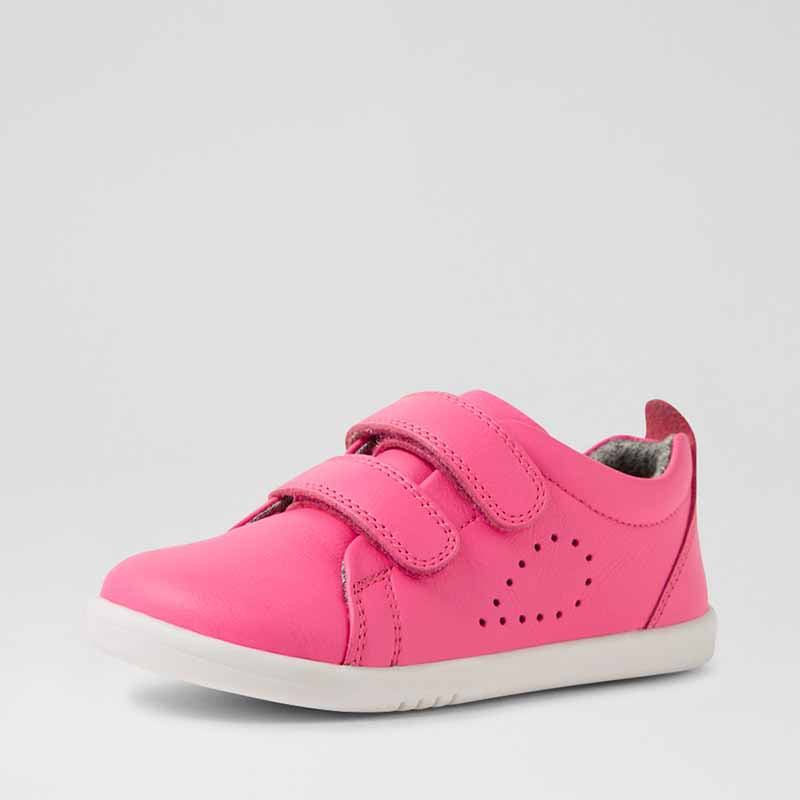 Bobux i-Walk Grass Court Shoes - Pink Lemonade