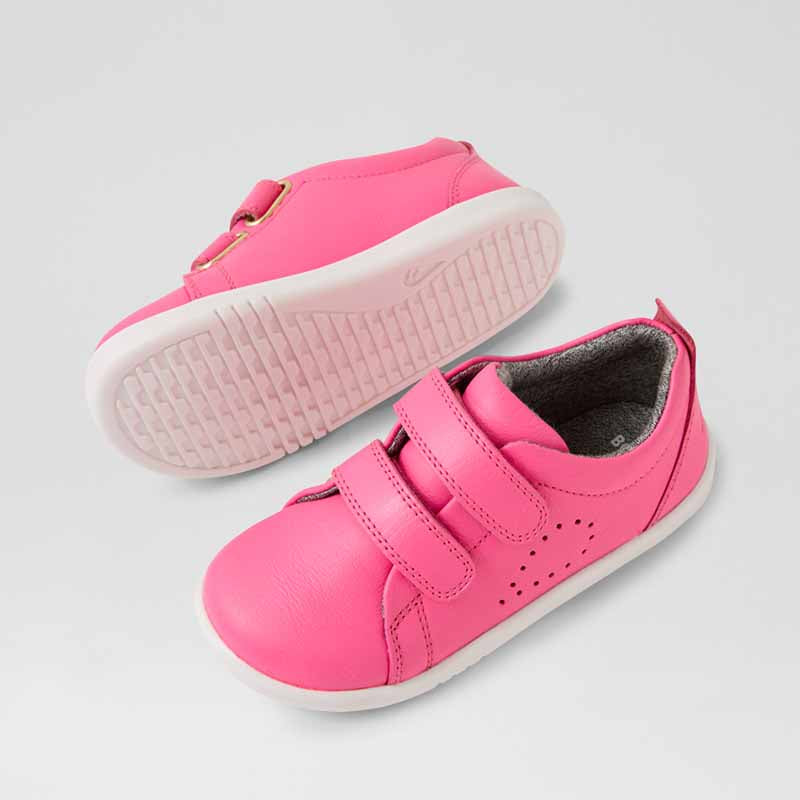 Bobux i-Walk Grass Court Shoes - Pink Lemonade