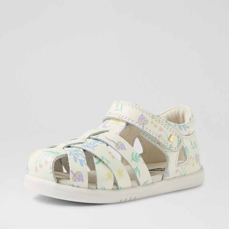 Bobux Tropicana II Sandals - White Floral