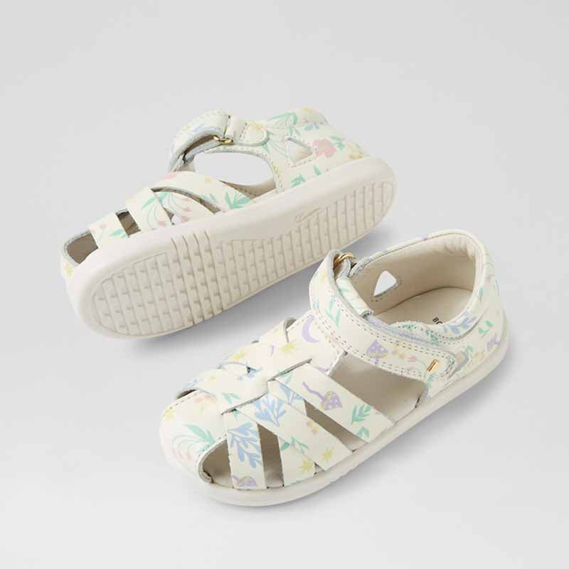Bobux Tropicana II Sandals - White Floral