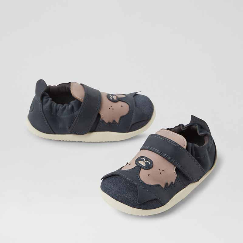 Bobux SU Xplorer Critters Howl Shoes - Navy