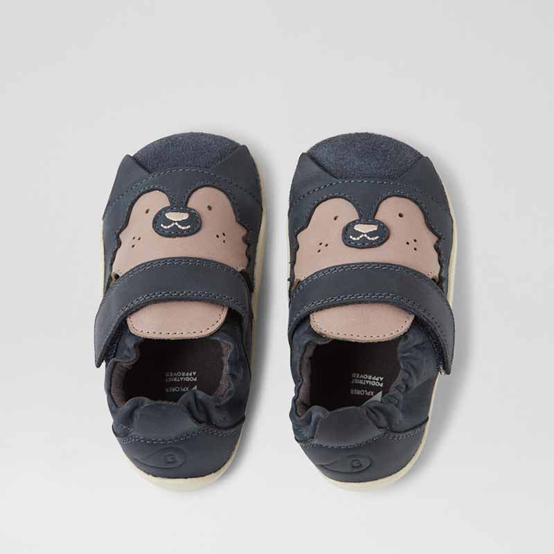Bobux SU Xplorer Critters Howl Shoes - Navy