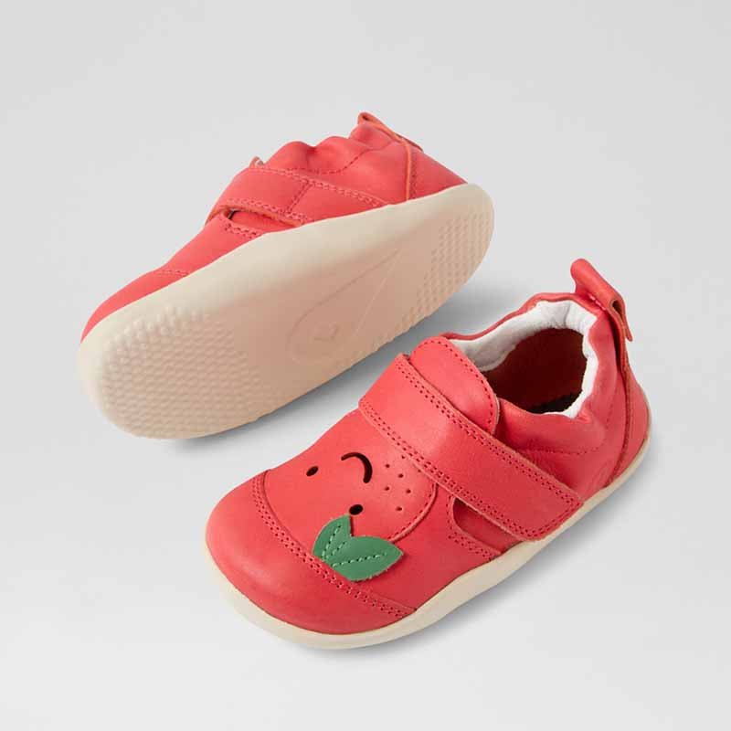 Bobux SU Xplorer Little Sprouts Tommy Tomato Shoes - Grenadine
