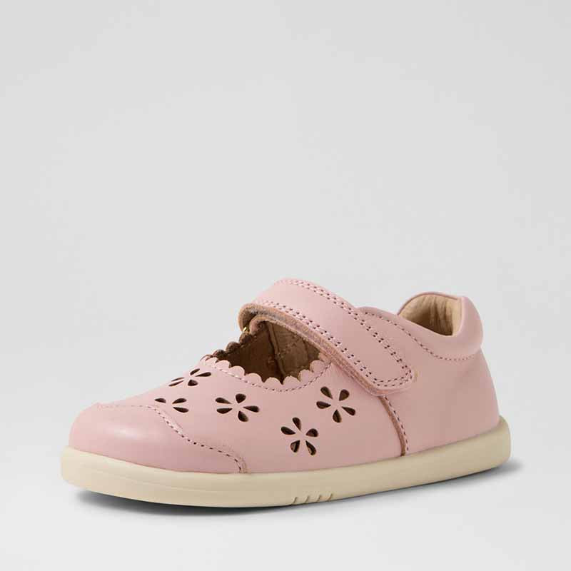 Bobux i-Walk Heather Mary Jane Shoes - Ballet Pink