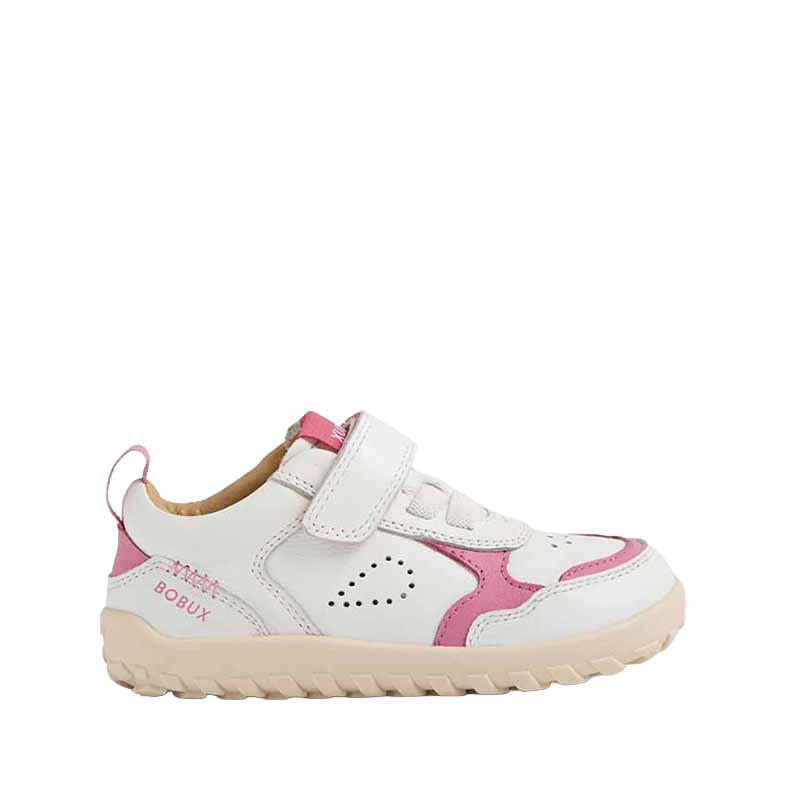 Bobux Alpha Neo Shoes - White-Cashmere Rose
