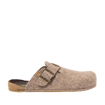 El Naturalista Barefoot R-Felt Clog - Beige, outer side view.