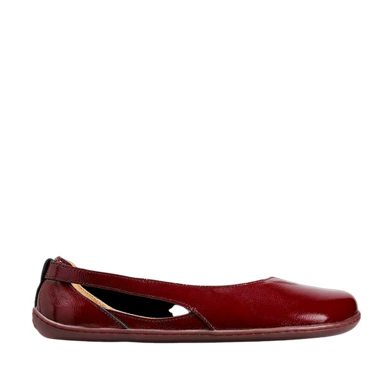 Be Lenka Women's Ballet Shoe Bellissima 3.0 - Burgundy, outer side view.