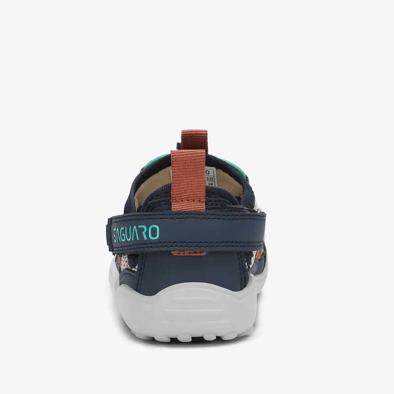 Saguaro Kids Breeze I Sandal - Dark Blue, rear view.