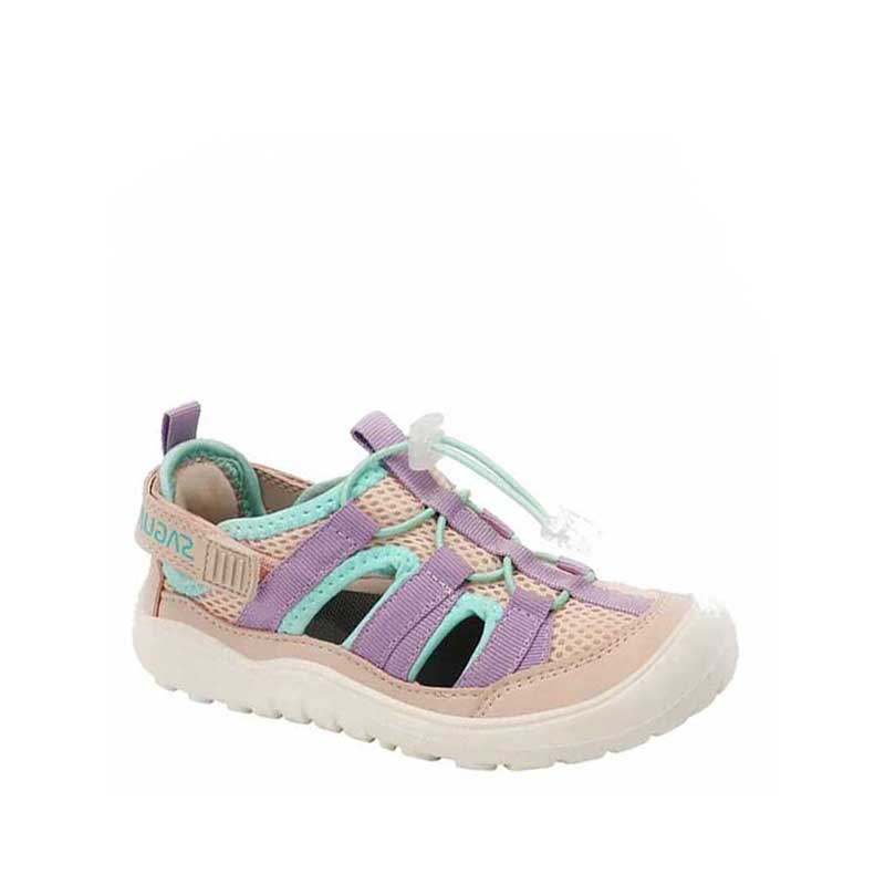Saguaro Kids Breeze I Sandal - Pink, outer side view.