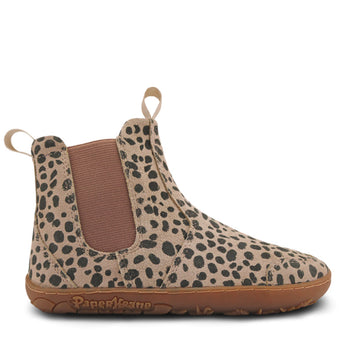 PaperKrane Adults Chelsea Boot - Cheetah, outer side view.