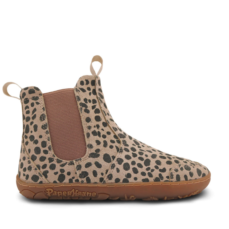PaperKrane Adults Chelsea Boot - Cheetah, outer side view.