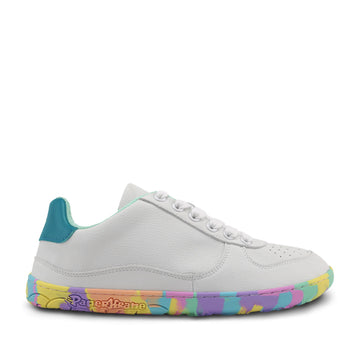 PaperKrane Adults Confetti Pops Shoe - White, outer side view.