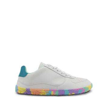 PaperKrane Kids Confetti Pops Shoe - White, outer side view.