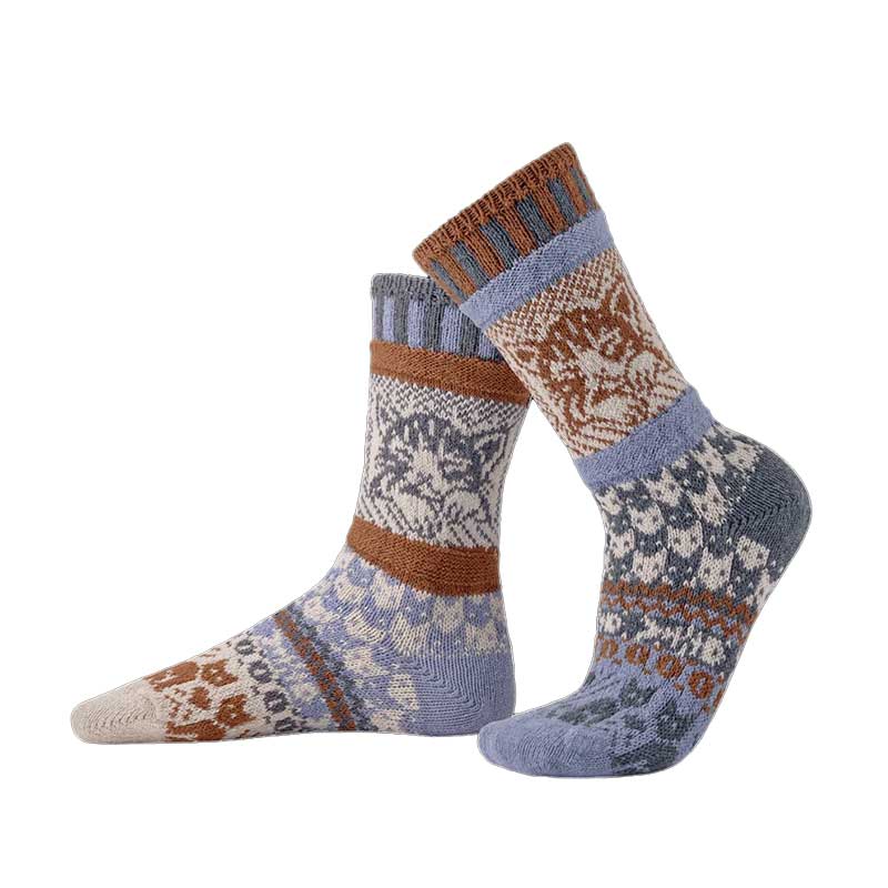 Pair of Solmate Adults Socks - Cat.
