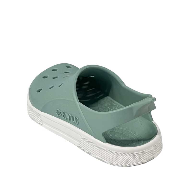Boatilus Cloggy Sandal - Pastel Green White