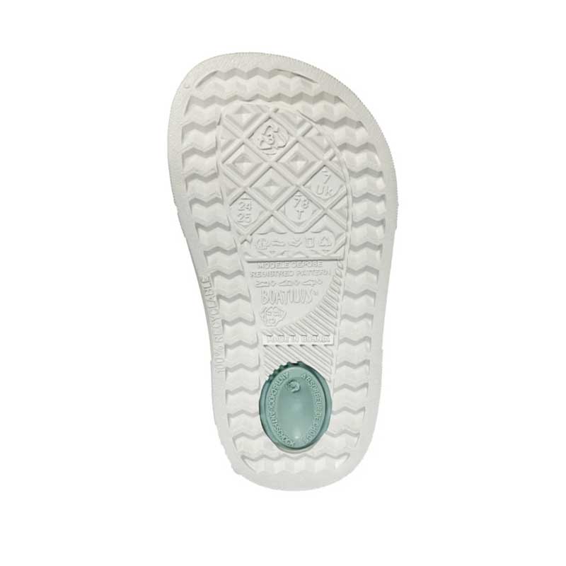 Boatilus Cloggy Sandal - Pastel Green White