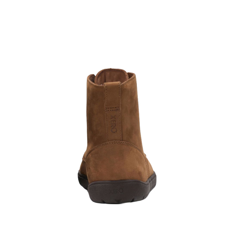 Xero Men's Leather Boot Denver II - Rawhide, rear view.
