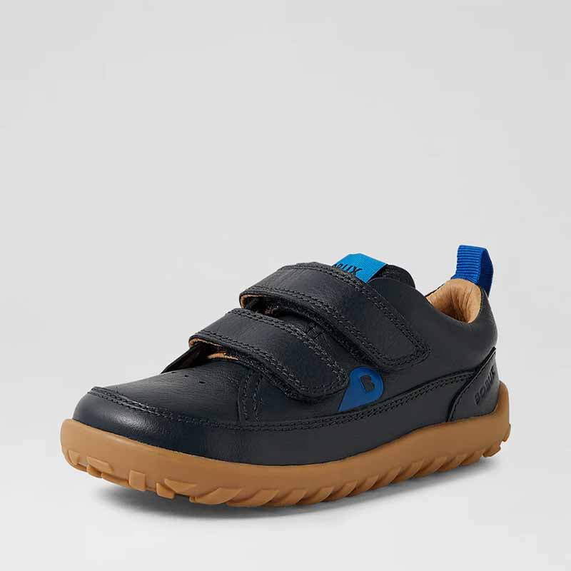 Bobux Alpha Dawn Shoes - Navy - Gum Sole
