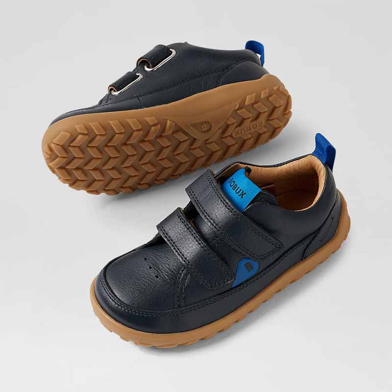 Bobux Alpha Dawn Shoes - Navy - Gum Sole