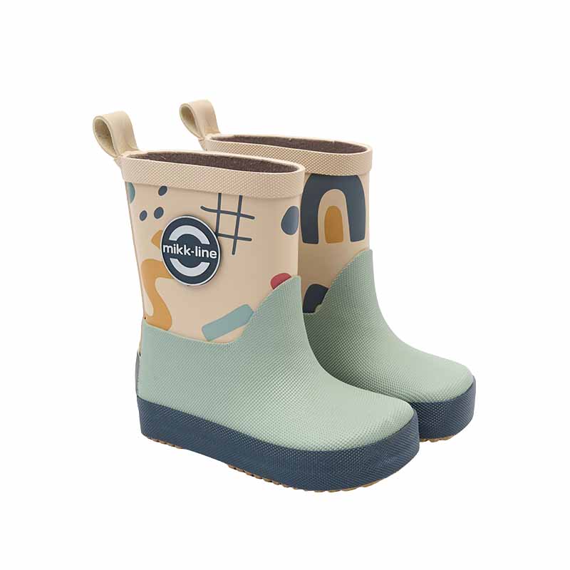Mikk-Line Kids Barefoot Wellingtons - Retro