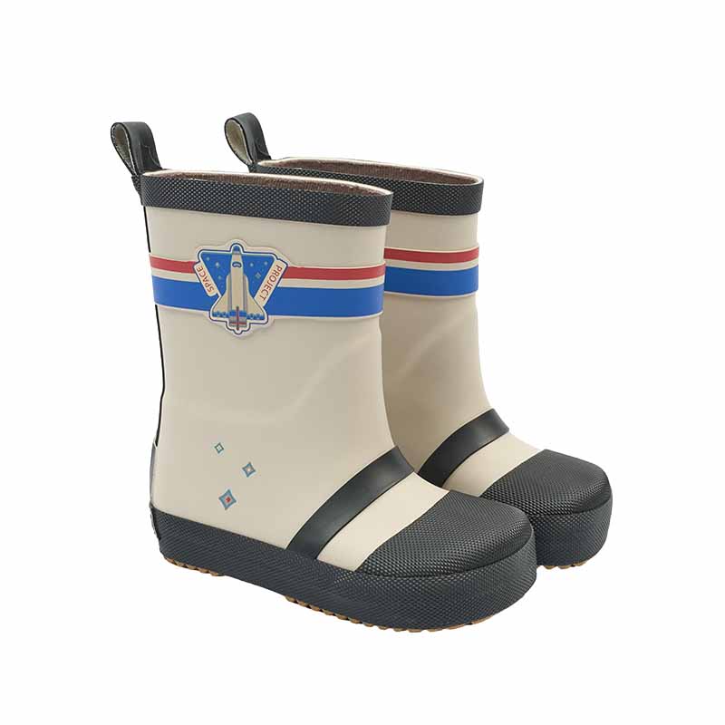 Mikk-Line Kids Barefoot Wellingtons - Astronaut