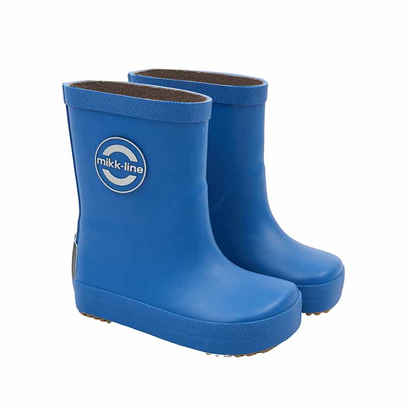 Mikk-Line Kids Barefoot Wellingtons - Strong Blue