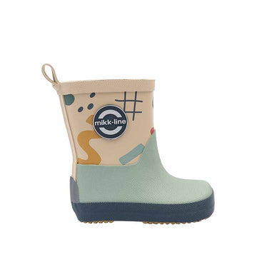 Mikk-Line Kids Barefoot Wellingtons - Retro