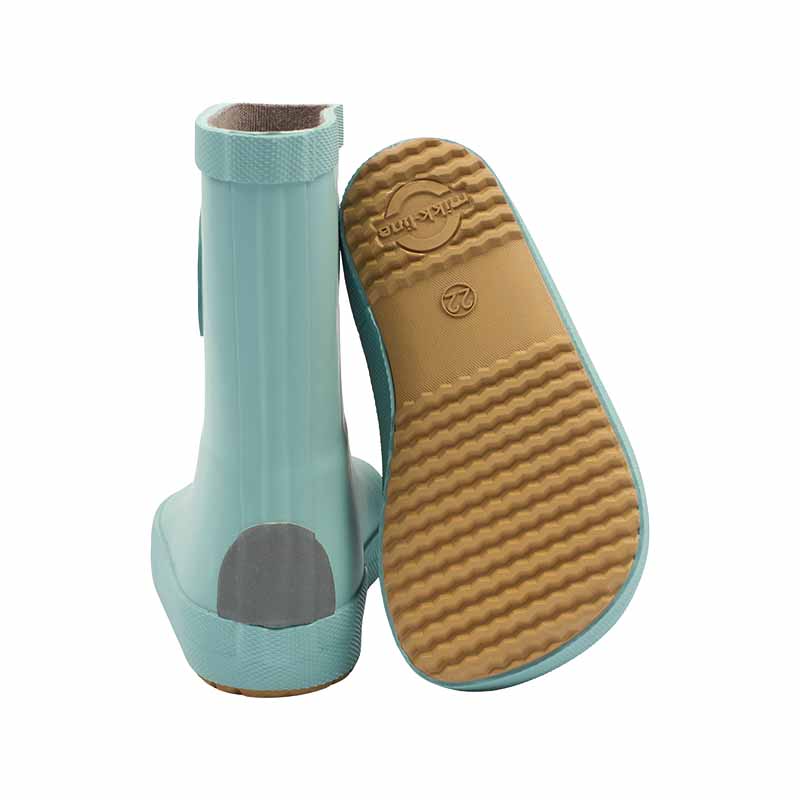 Mikk-Line Kids Barefoot Wellingtons - Stone Blue