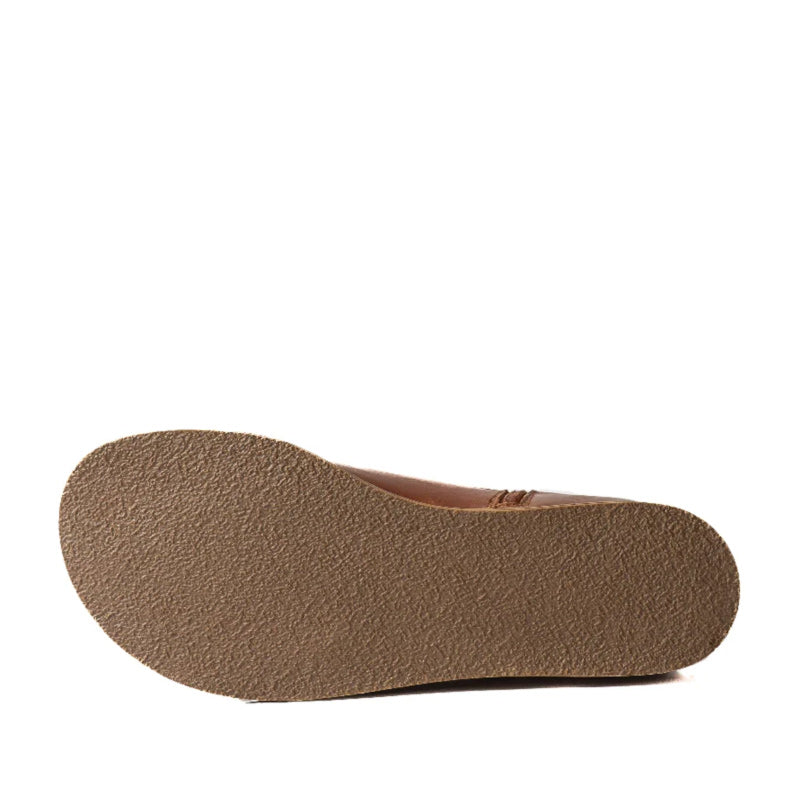 Anya's Faye Boot - Cognac, sole view.