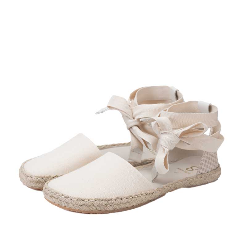 Shapen Women's Festa Espadrilles - Natural Vegan