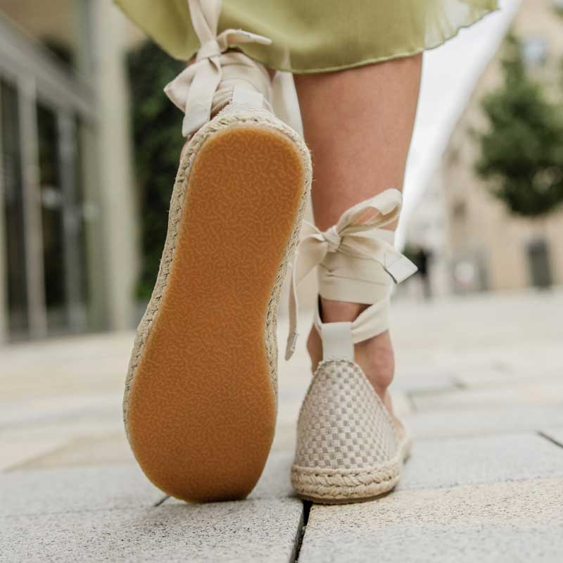 Shapen Women's Festa Espadrilles - Natural Vegan