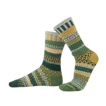 Pair of Solmate Adults Socks - Fiddlehead.