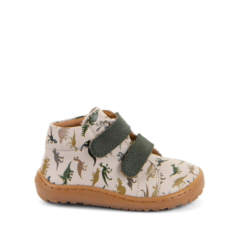 Froddo Kids Barefoot First Step Shoe - Green, outer side view.