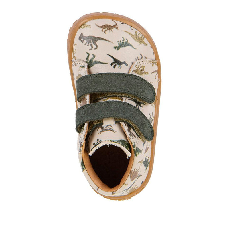 Froddo Kids Barefoot First Step Shoe - Green, top view.