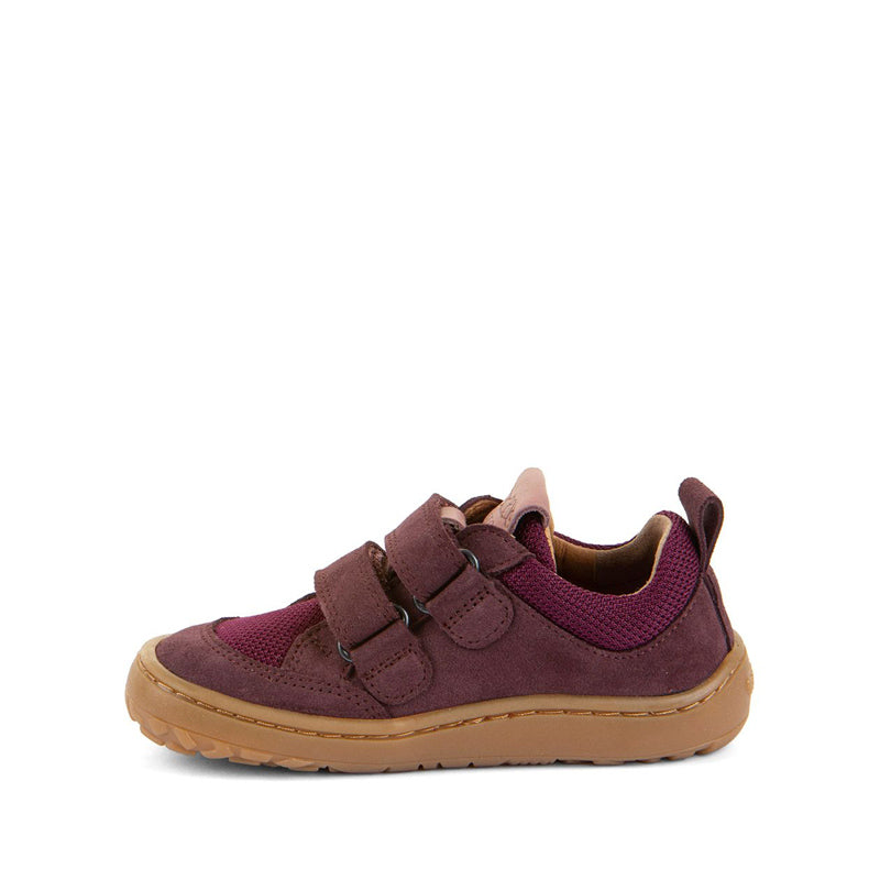 Froddo Kids Barefoot Sports Shoe - Bordeaux, inner side view.