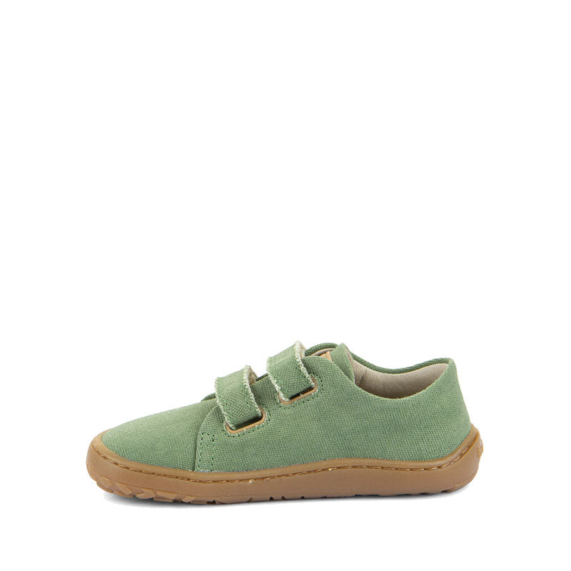 Froddo Botaniq Barefoot Canvas Trainers - Green