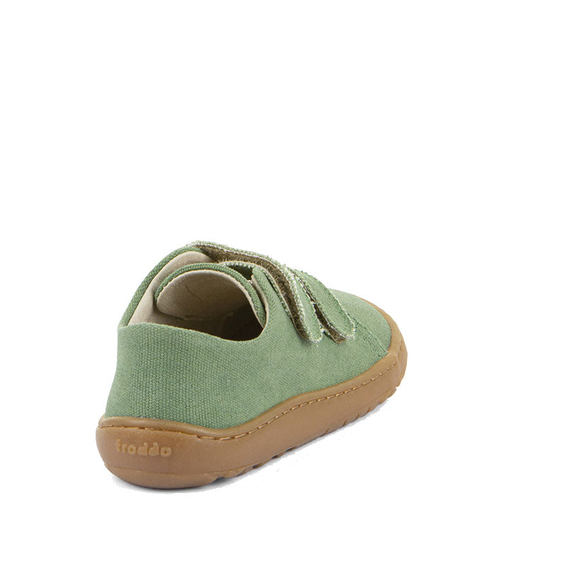 Froddo Botaniq Barefoot Canvas Trainers - Green