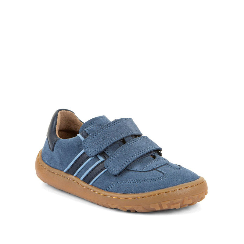 Froddo F-Motion Shoe - Denim, angled view showing outer side and front.