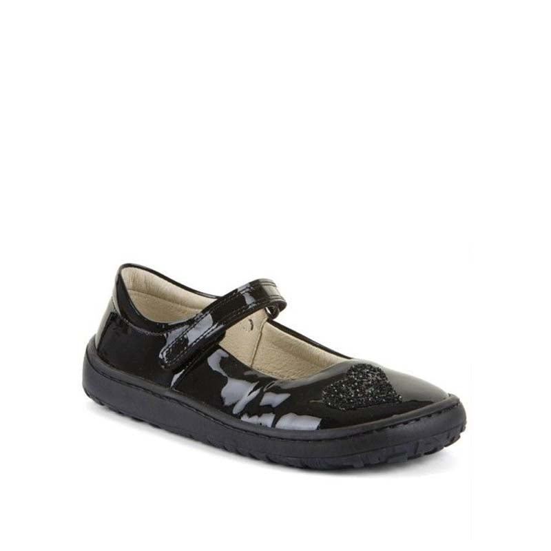 Froddo Kids Barefoot Mary Jane School Shoes - Hearts Patent