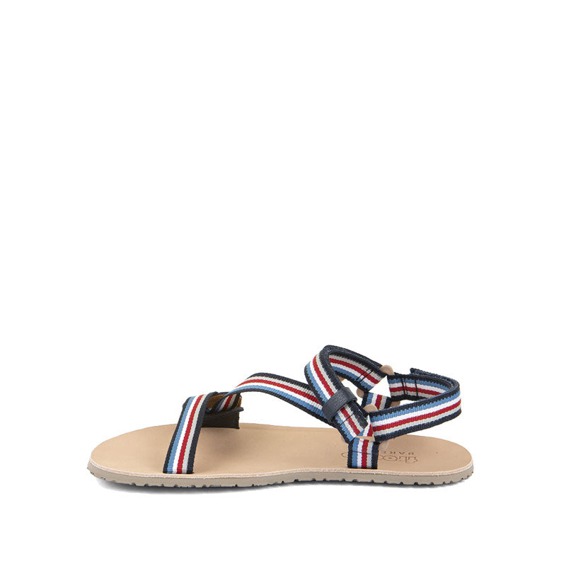 Froddo Barefoot Flexy Strap Sandals - Blue/Red